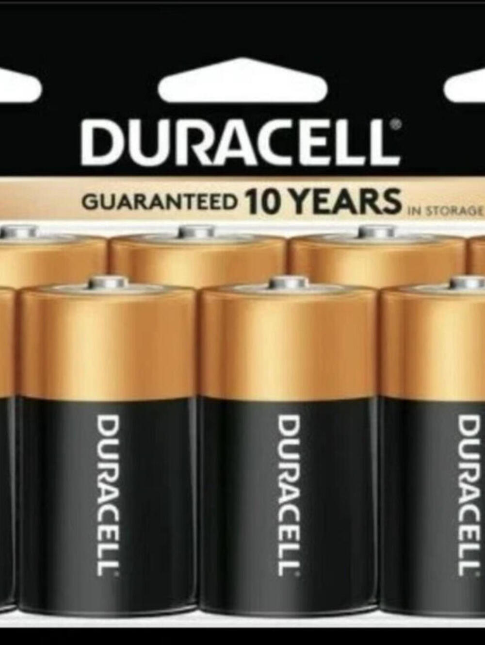 ** Open Box- Duracell D- 7 pack (one battery used)